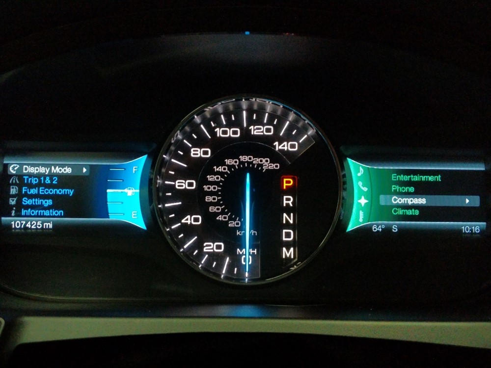 2011 Ford Edge - Odometer Close Up