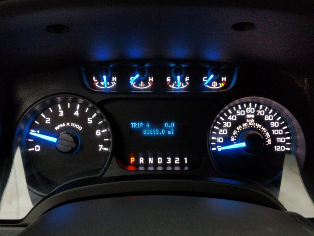 2013 Ford F-150 - Odometer Close Up