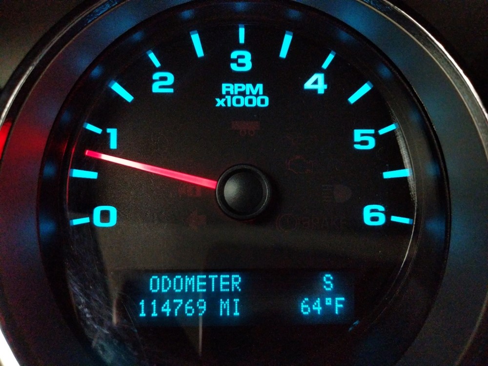 2009 Chevrolet Silverado 1500 - Odometer Close Up