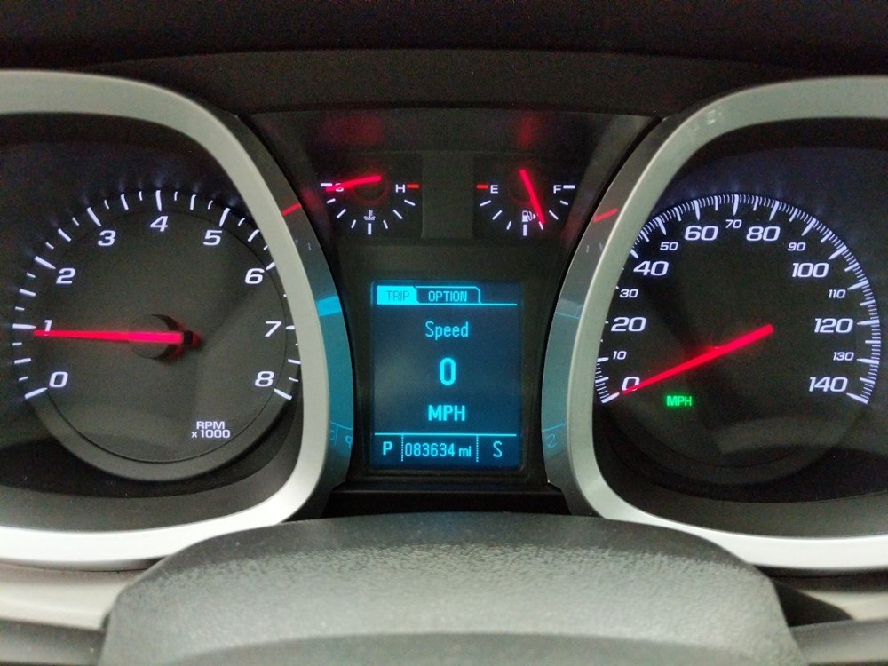 2016 Chevrolet Equinox - Odometer Close Up