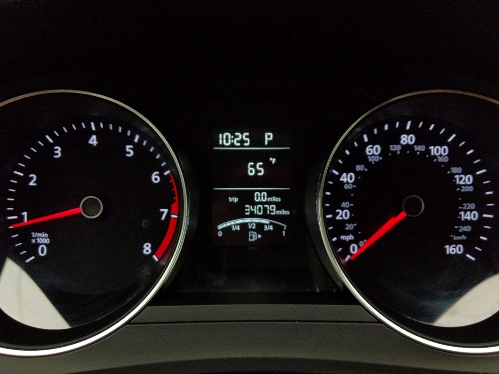 2017 Volkswagen Jetta - Odometer Close Up