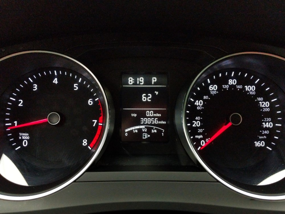 2016 Volkswagen Jetta - Odometer Close Up