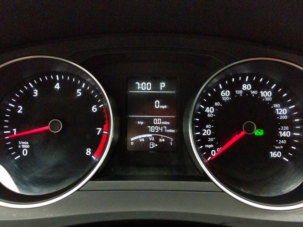2016 Volkswagen Jetta - Odometer Close Up