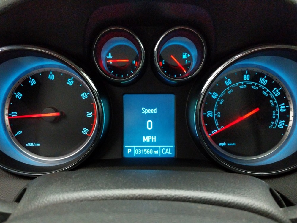 2016 Buick Encore - Odometer Close Up