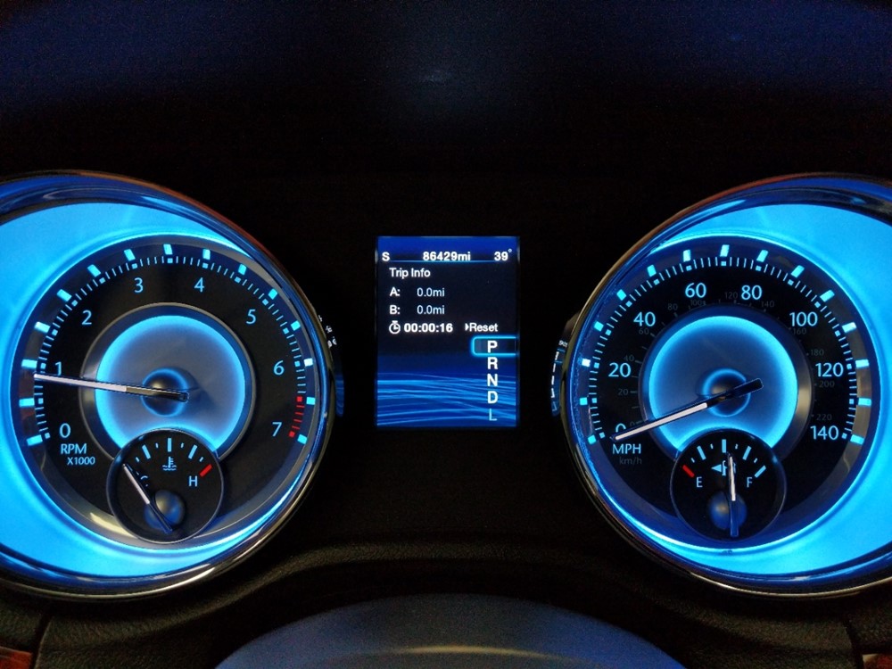 2012 Chrysler 300 - Odometer Close Up