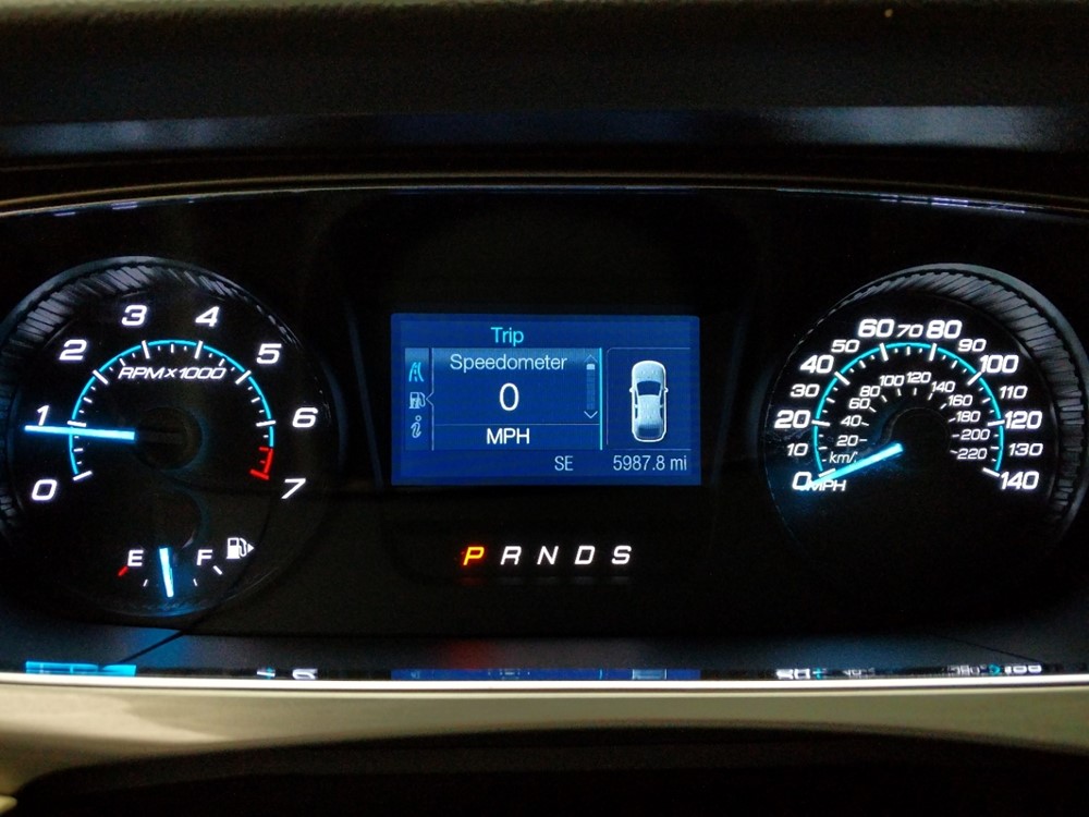 2018 Ford Taurus - Odometer Close Up