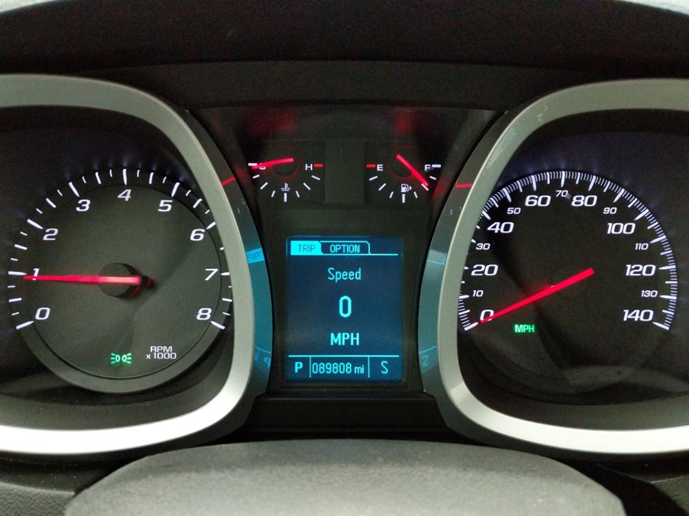 2017 Chevrolet Equinox - Odometer Close Up