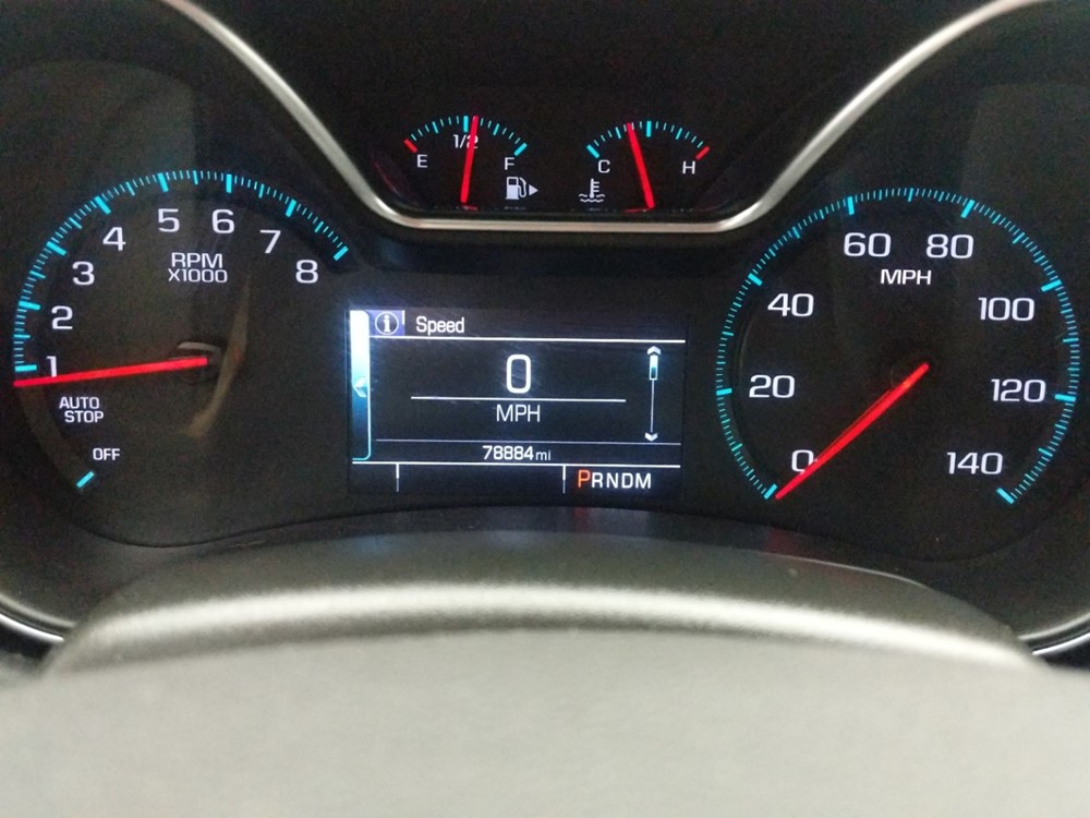 2017 Chevrolet Impala - Odometer Close Up