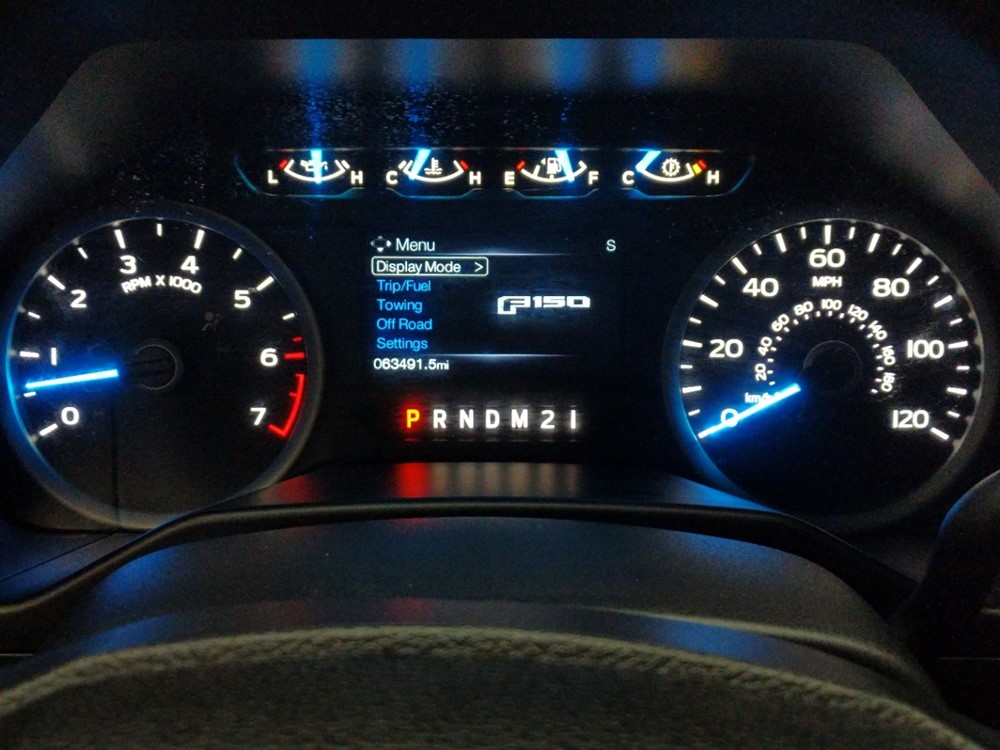 2016 Ford F-150 - Odometer Close Up