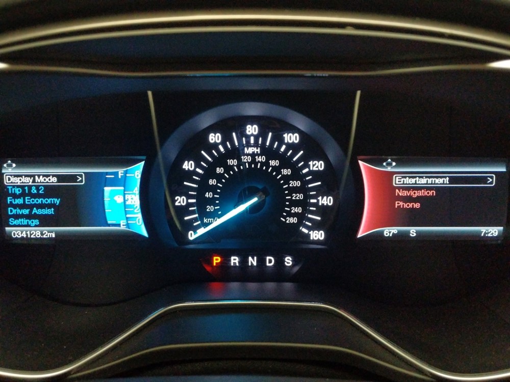 2017 Ford Fusion - Odometer Close Up