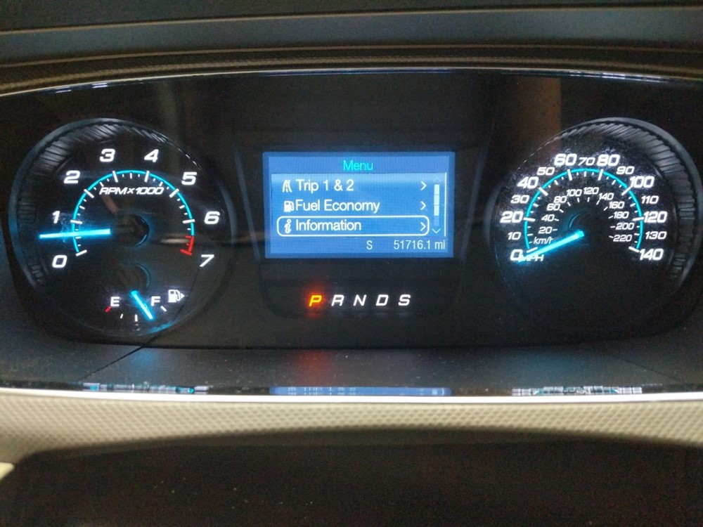 2015 Ford Taurus - Odometer Close Up