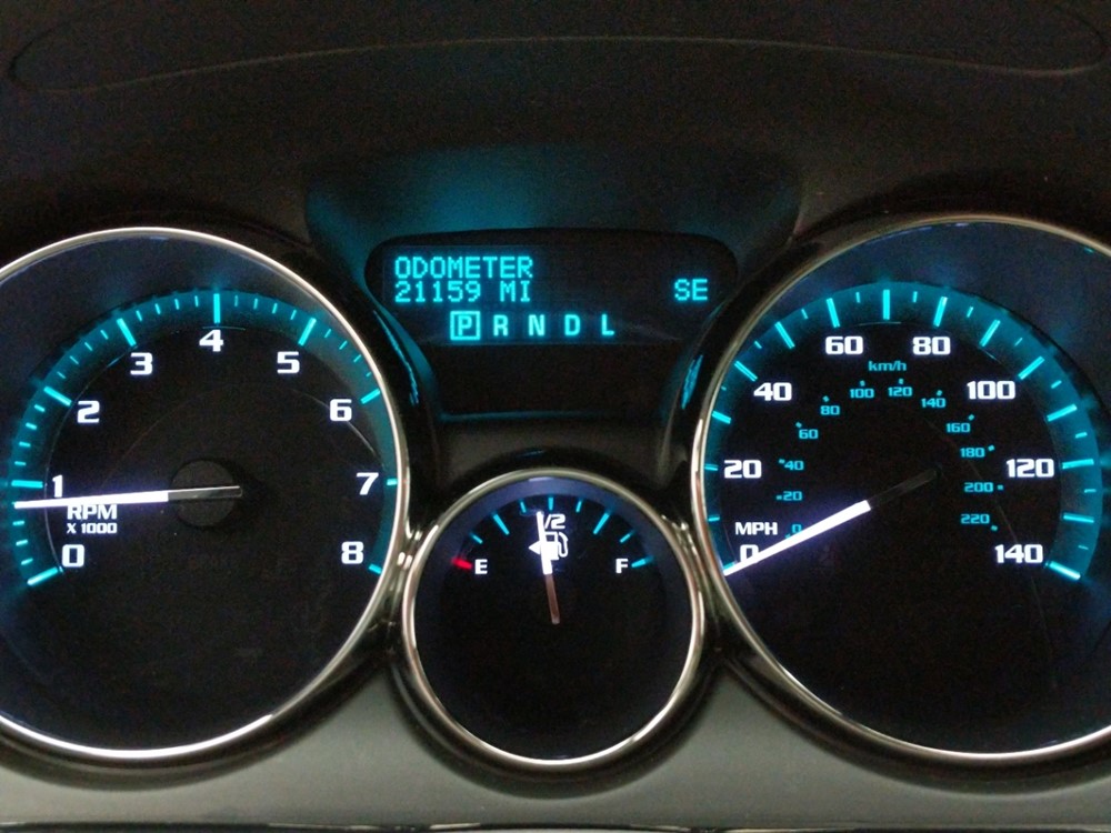 2017 Buick Enclave - Odometer Close Up