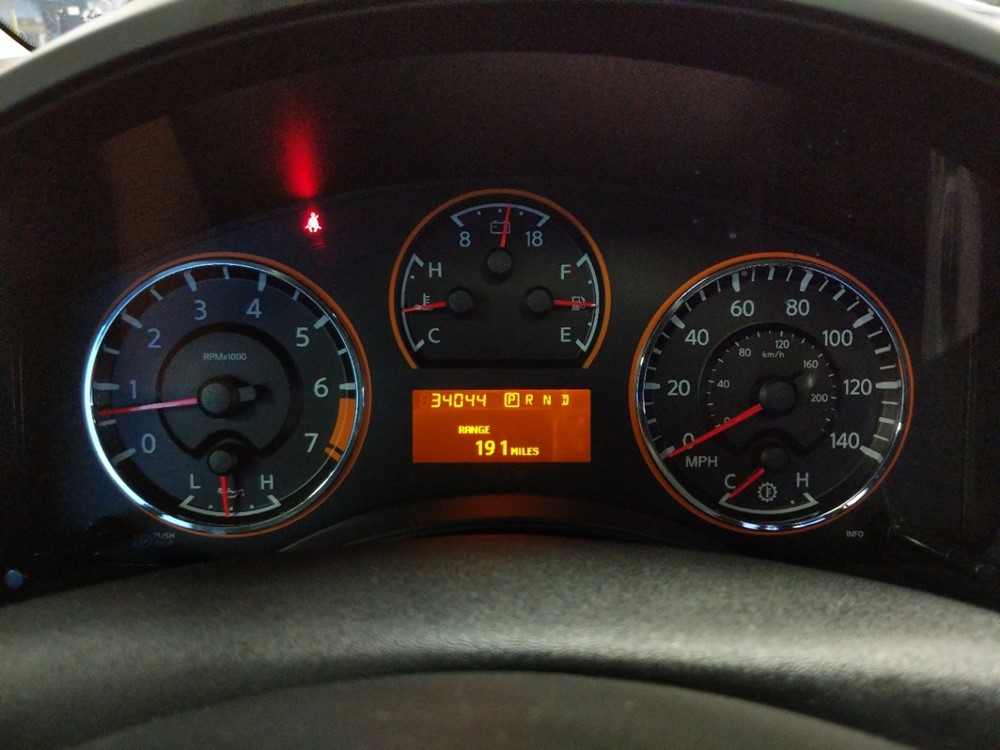 2015 Nissan Titan - Odometer Close Up