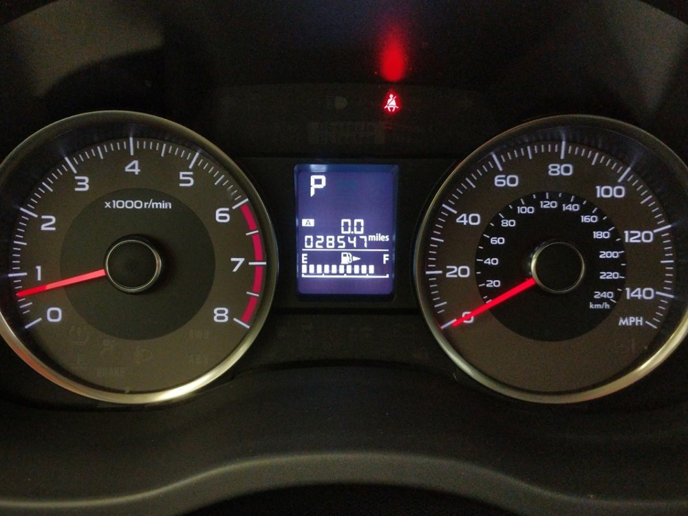 2015 Subaru Forester - Odometer Close Up
