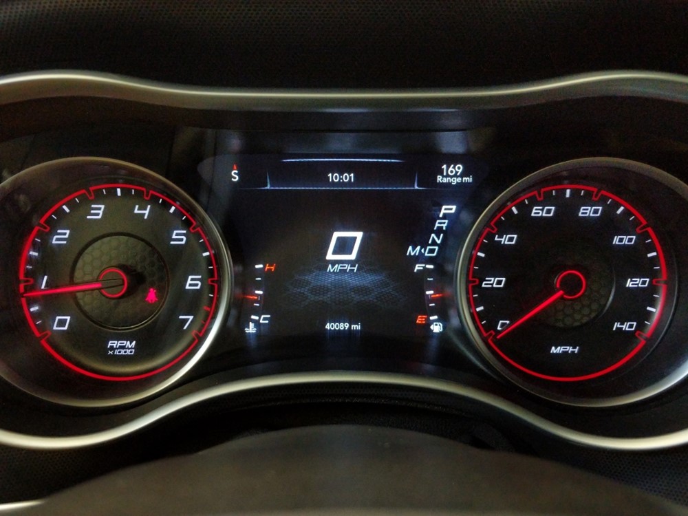 2017 Dodge Charger - Odometer Close Up