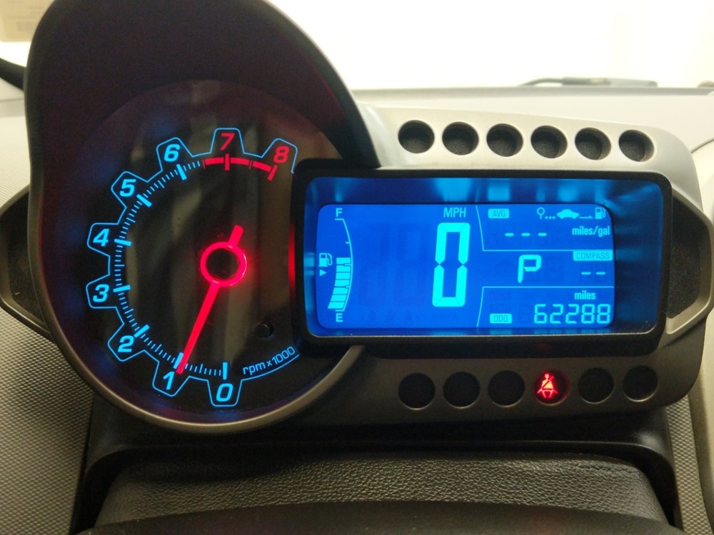 2015 Chevrolet Sonic - Odometer Close Up