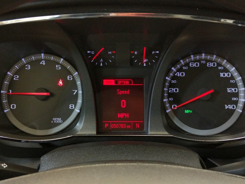 2015 GMC Terrain - Odometer Close Up