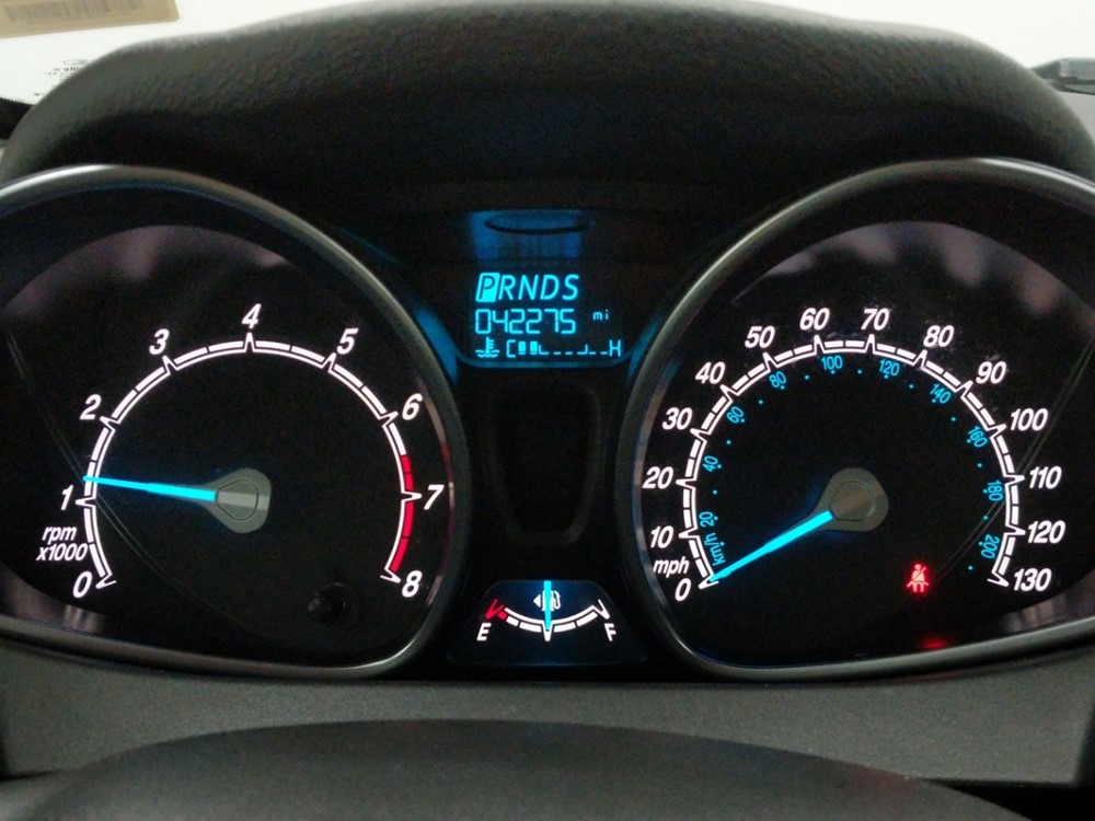 2017 Ford Fiesta - Odometer Close Up