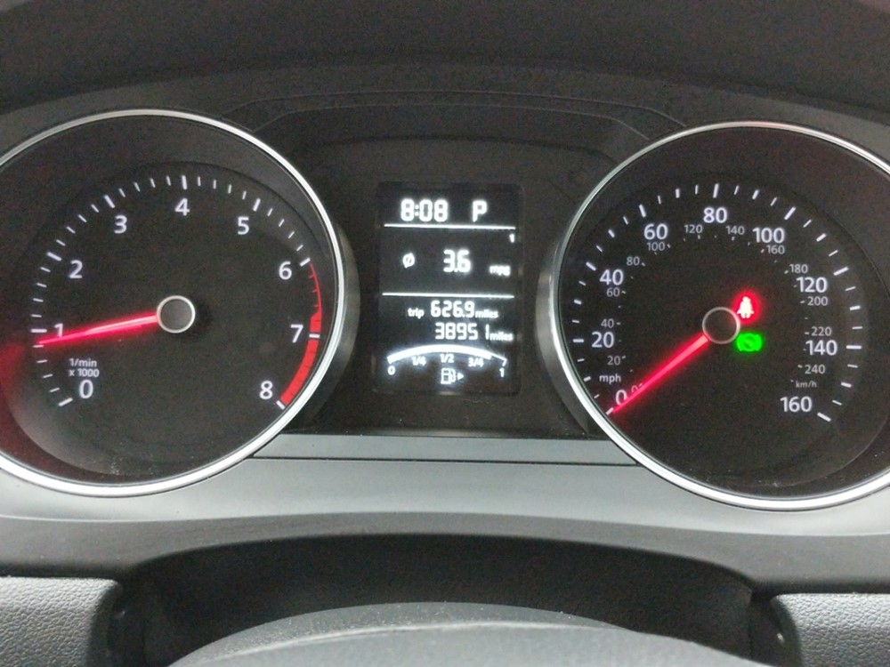 2017 Volkswagen Jetta - Odometer Close Up