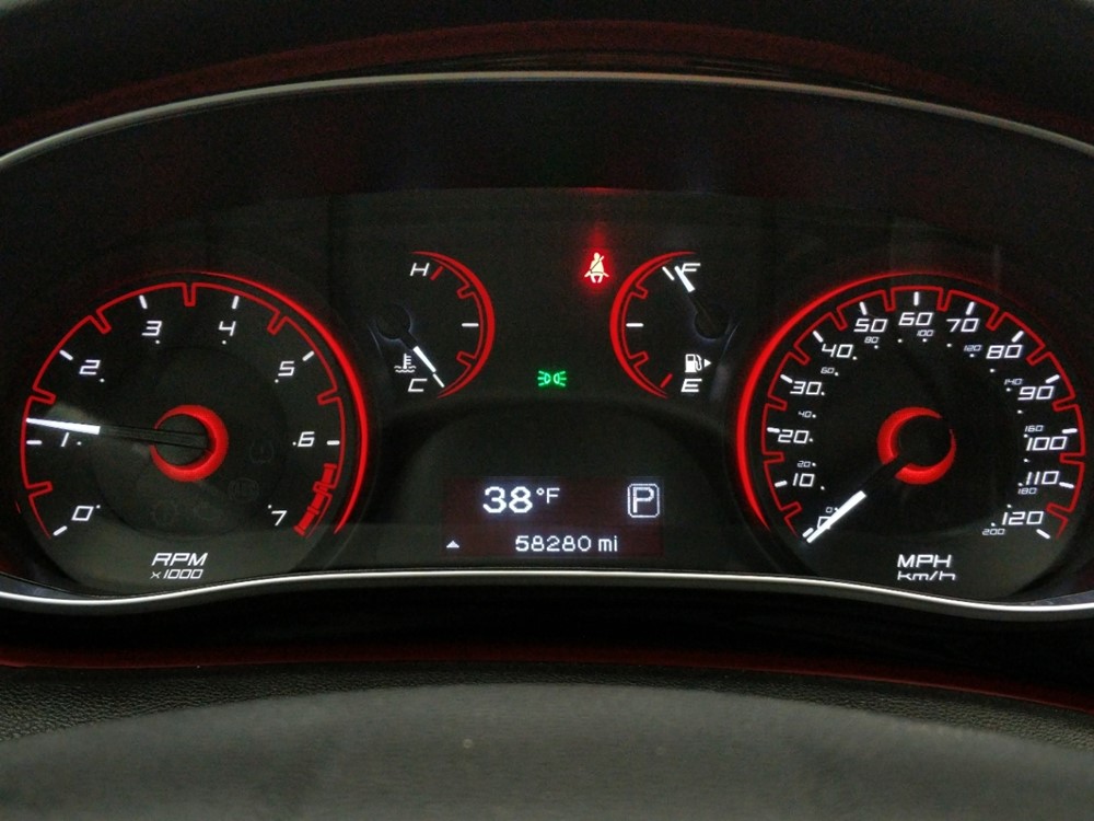 2016 Dodge Dart - Odometer Close Up