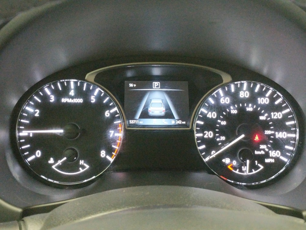 2017 Nissan Altima - Odometer Close Up