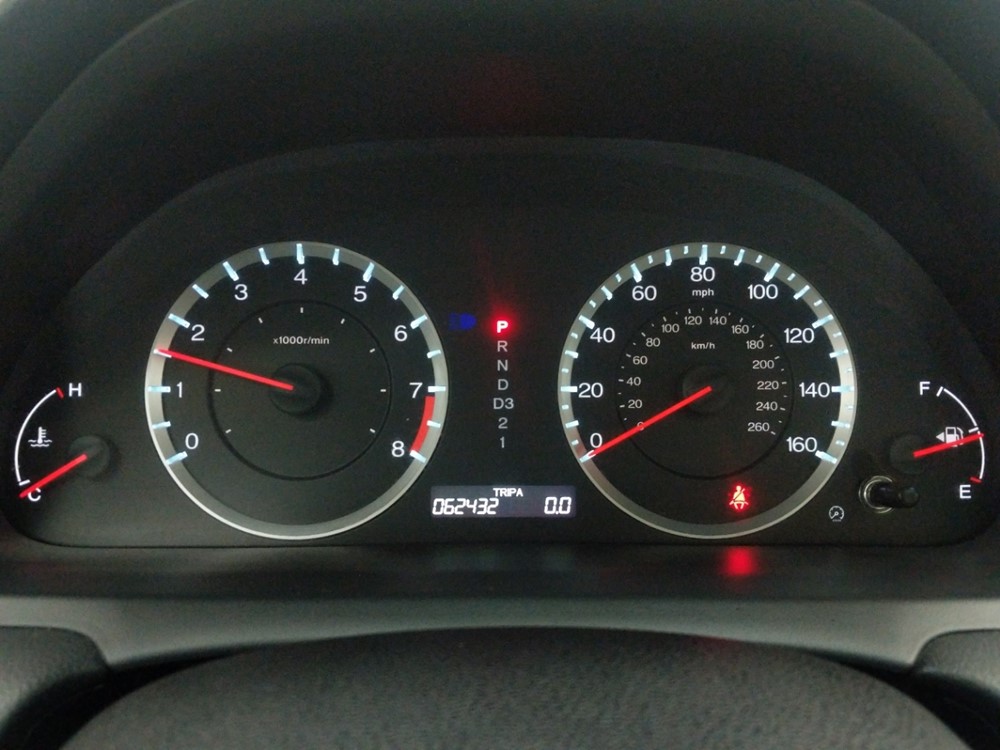 2012 Honda Accord - Odometer Close Up