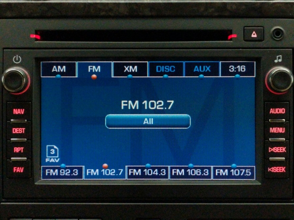2011 GMC Acadia - Stereo Package